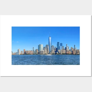 New York City Skyline from Jersey City - WelshDesigns Posters and Art